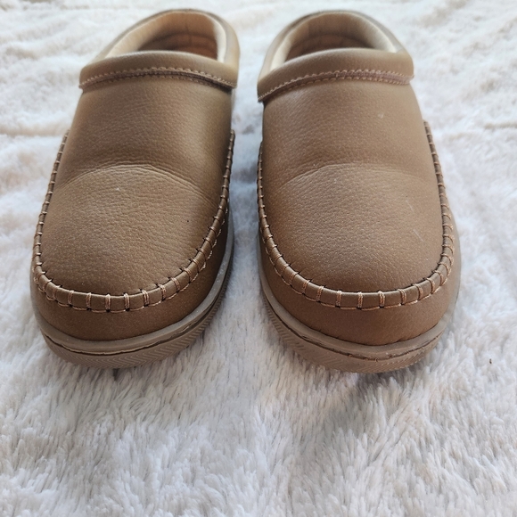 My Slippers Mike Lyndell Great Quality Ladies Size 9 Tan Super Comfortable - Picture 8 of 9